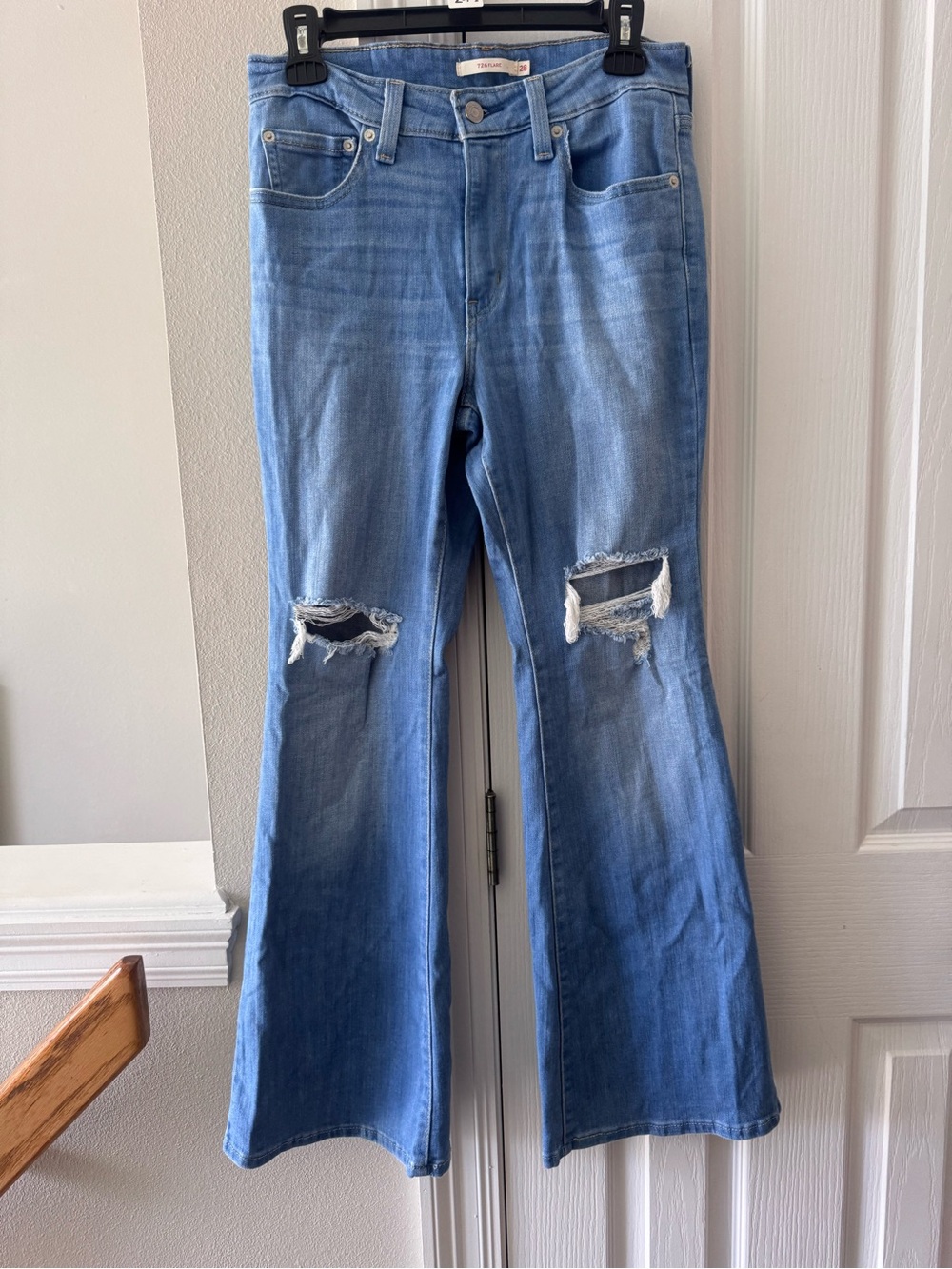 High-Rise 726 High Rise Flare Women's Jeans - Picture 3 of 5